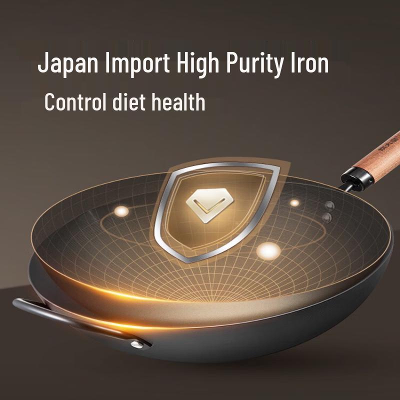 COOKER KING Japanese-Style Iron Stir-Fry Wok