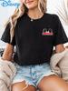 Character Print Womens Tshirt European and American Summer New Unisex and Women Couples Casual Street Wear