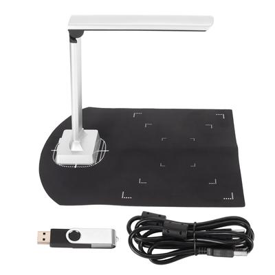 Document Scanner 12MP 3840 X 2880 Resolution A4 Catch Size Liftable Portable USB Book Doc Scanner