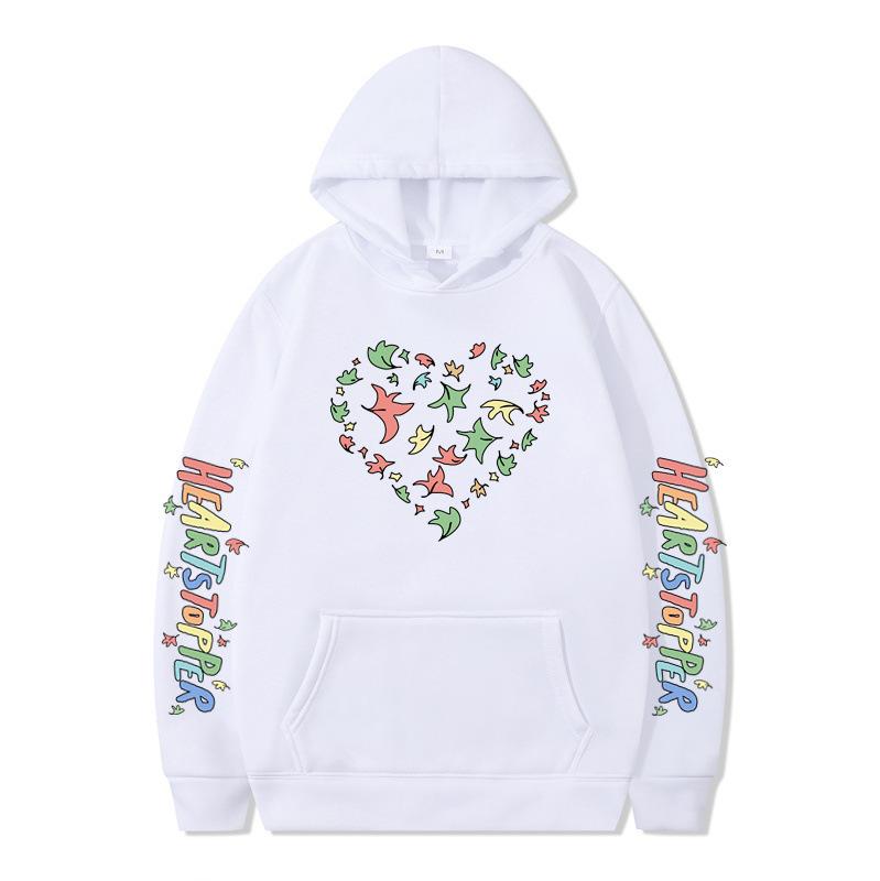 WISH Nick und Charlie Heartstopper Hoodies Mode Langarm Sweatshirts Damen Lässig Harajuku Streetwear Pullover Sudaderas