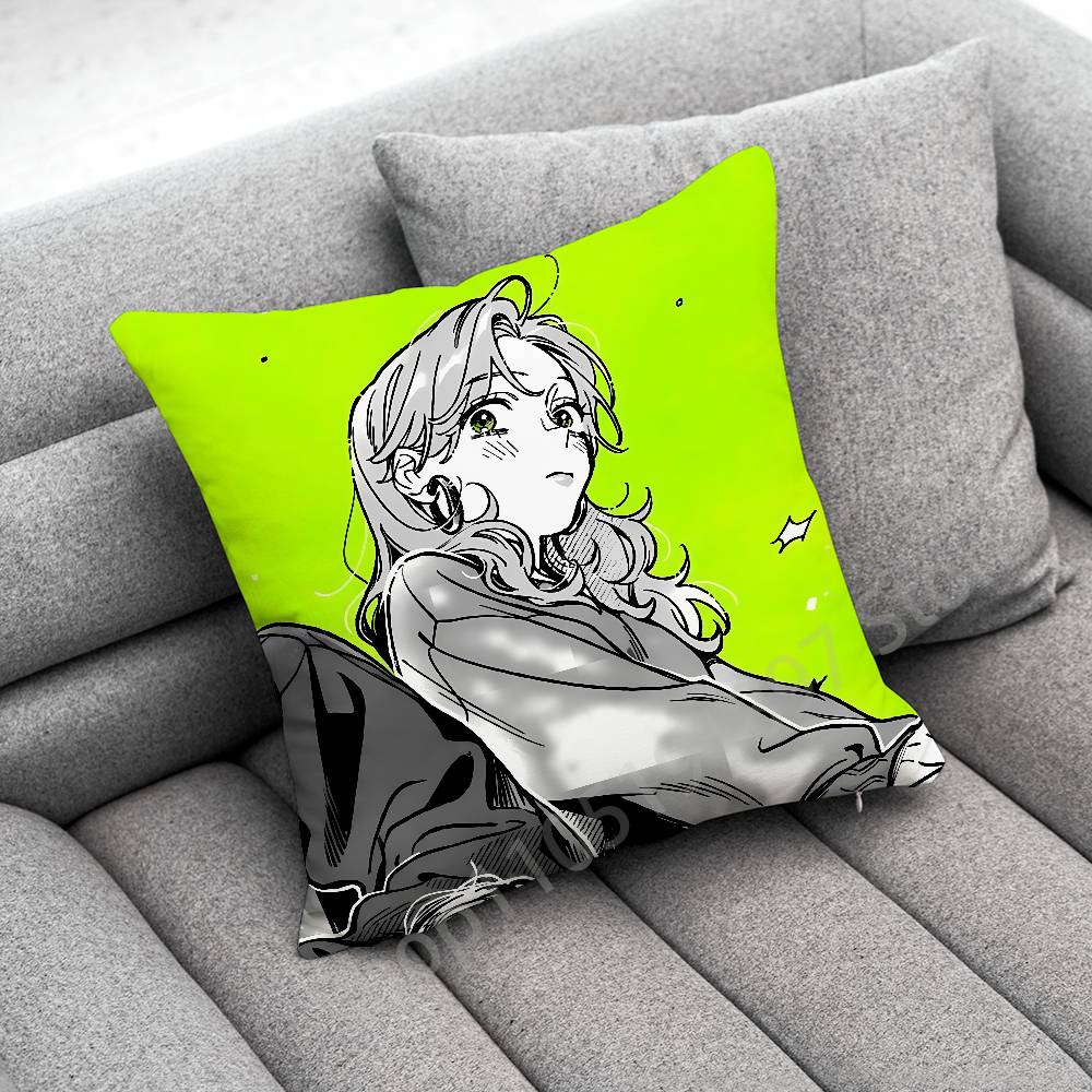 Mitsuki Koga Aya Tgswiiwagaa Throw Pillow Case For 55x55cm 30x30cm 50x50cm 45x45cm 40x40cm Square Chair Pillowcase Case
