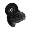 2pcs Colorful Aluminum Bike Bicycle Handlebars Bar Grips End Plugs Caps (Black)