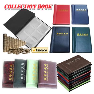 10 Pages 60 Pockets Coin Holders Collecting Album Storage Coin Collection Book Mini Currency Folder Holder Collecting