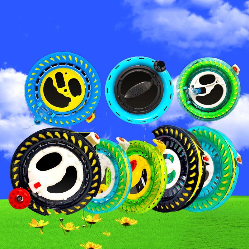 1 Piece Outdoor Round Grip For Fying Kites 100-400M Kite Reel Winder Fire Wheel String Flying Handle Tool Twisted String Line