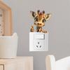 Self-adhesive Switch Stickers Cute Giraffe Thumbs Up for Bedroom Living Room Kids Room Home Decor
