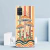 Boho Hippy Mushroom Sunrise Soft Cover for Samsung Galaxy A12 A22 A32 A52 A72 A02S Phone Case Note 20 Ultra 10 S10 Plus A51 A71