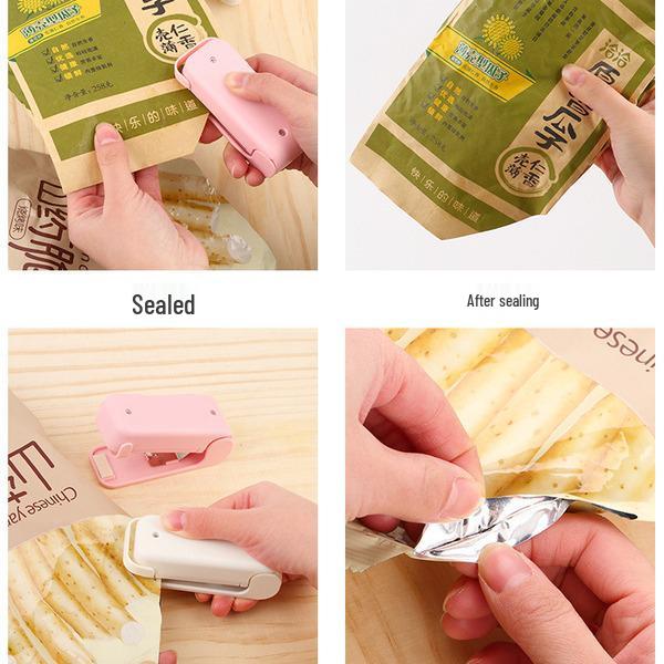 Portable Mini Plastic Bag Heat Sealer - Hand-Press Sealing Machine Clip