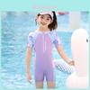 Childrens Swimsuit Girls Onepiece Hot Spring Swimwear With Chest Padding For Water Sports