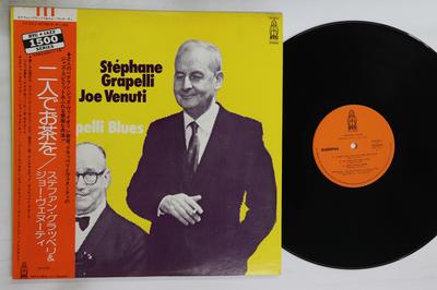 LP Record STEPHANE GRAPPELLI JOE VENUTI  Venupelli Blues YX2012 BYG 1973 Japan Obi Jazz Used