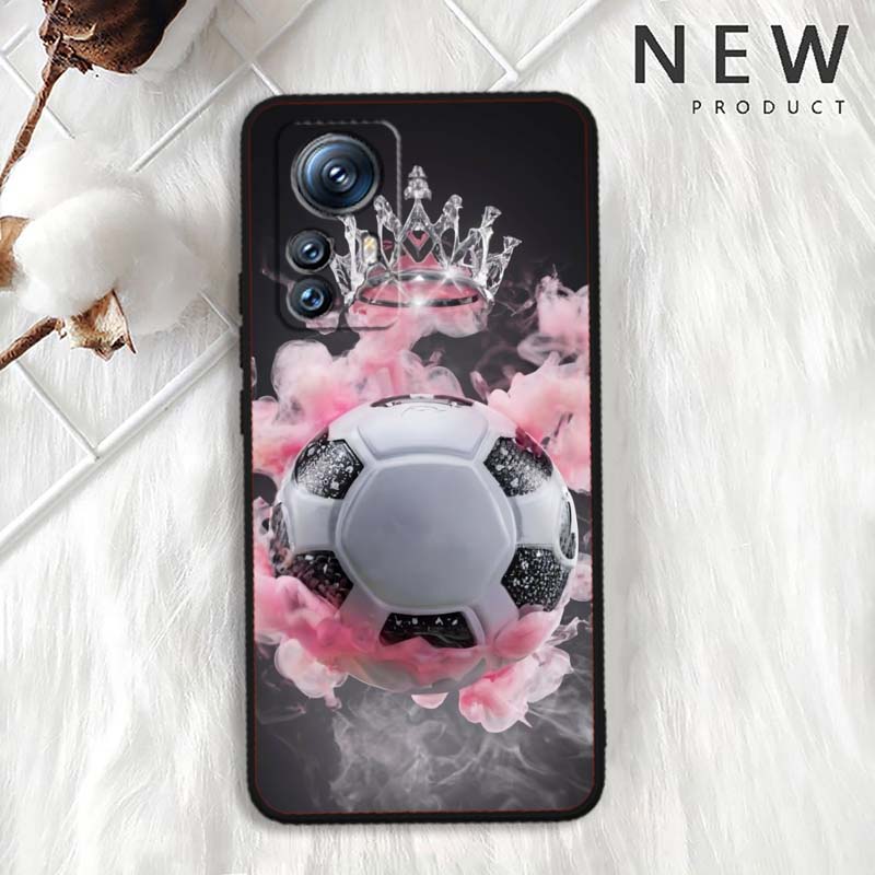 Anime Football Design For Xiaomi Mi 15 14 13 13T 12 12T 12S 11 11i 11T Pro Ultra Lite 5G Black Soft Phone Case
