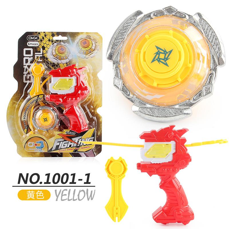 Alloy Childrens Colorful Spinning Tops Set With Hand Grip And Launcher For Play Competitive