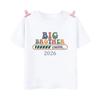 Zum großen Bruder/zur großen Schwester 2026 befördert Gedrucktes Kinder-T-Shirt Kinder Sommer-Outfit Kurzarmhemden Baby-Ankündigungs-Kleidung
