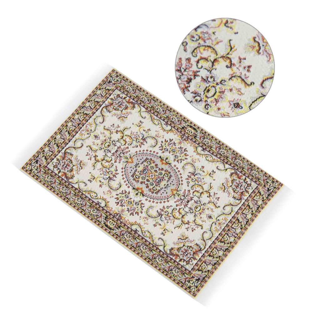 1:12 Bebek Evi Minyatür Halı Zarif Şık Kilim Bebek Evi Oturma Odası Dekorasyonu#3
