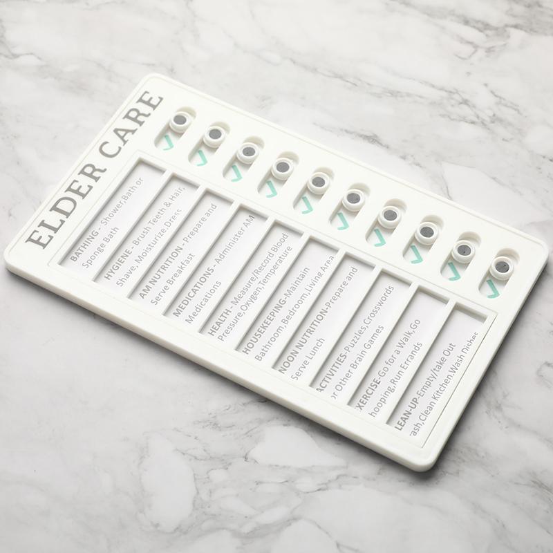 Memo Plastic Board Chore Chart Reusable Checklist Daily Planner Responsibility