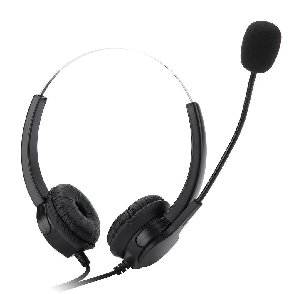 330 graders rotation Callcenter USB-headset Mute USB Callcenter-headset med mikrofon