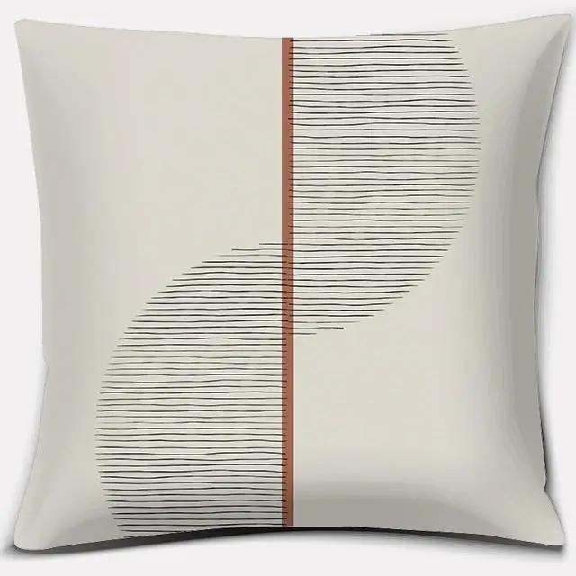 Geometrische Figur Polyester Kissenbezug Kissenbezug Auto Heim Ornamente Sofa Bett Dekoration