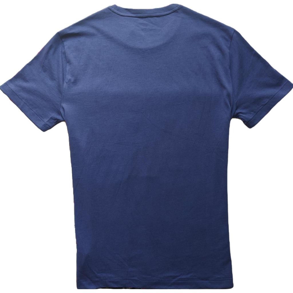 Polo Ralph Lauren Logo Letter Print Crew Neck Straight Fit Short Sleeve T-Shirt Men Tops Blue 710842989-001