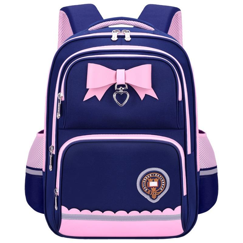 New Children's Schoolbag for Female Primary School Students To Reduce the Burden of Level 123 To 456 Large-capacity Lightweight Backpack