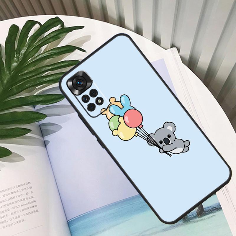 Cartoon Painting Animal Koala Funda For Xiaomi Redmi Note 11 10 12 13 14 15 Pro Plus Case For Redmi 15C 10C 13C 12C 14C 15