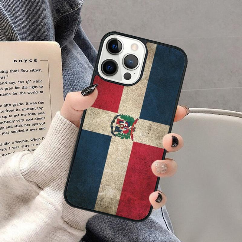 Dominican Republic Coat Of Arms Phone Case for iPhone 17 Air 16 16e 15 Plus for Apple 13 11 12 14 Pro Max Cover Coque