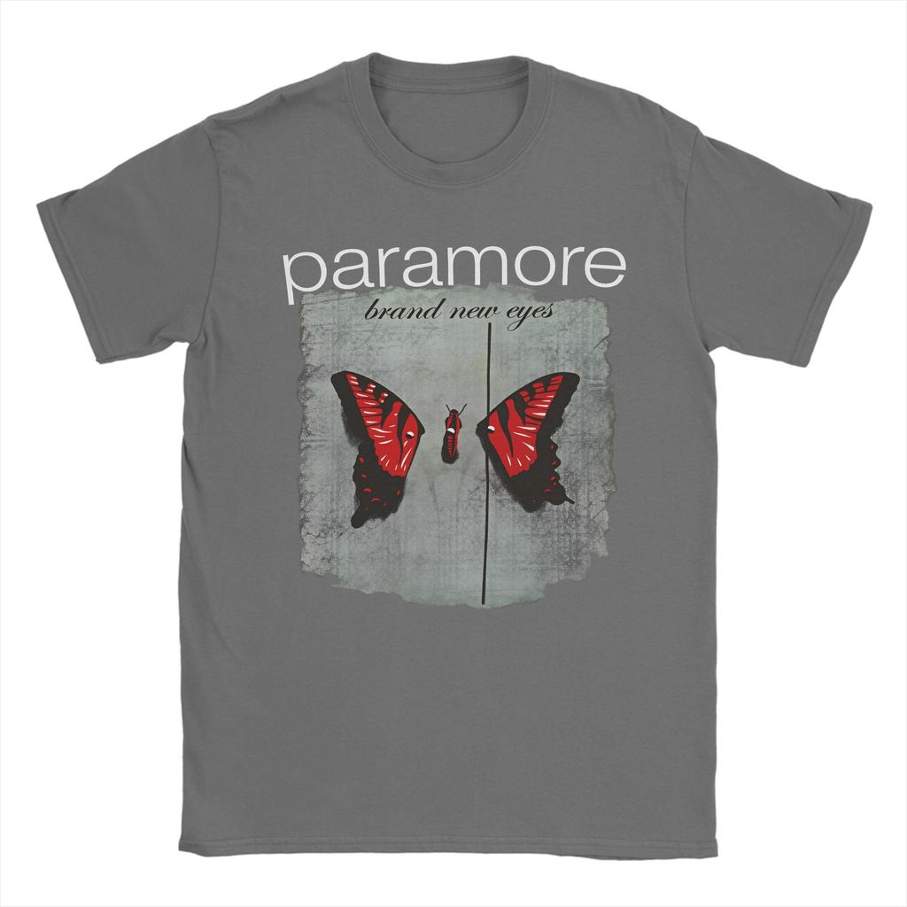 Paramore Band Cotton TShirt For Couple Summer  Street Style TShirts Crewneck Fashion Tees Oversized Print Tops