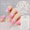 100-500pcs Transparent Resin Heart Nail Art Decorations 3D Mini Peach Heart Nail Charms Accessories For Making Manicure Supplies