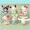 Kuromi Melody Hello Kitty Creative Diy Micro Landscape Figurine Toy For Kids And Collectors