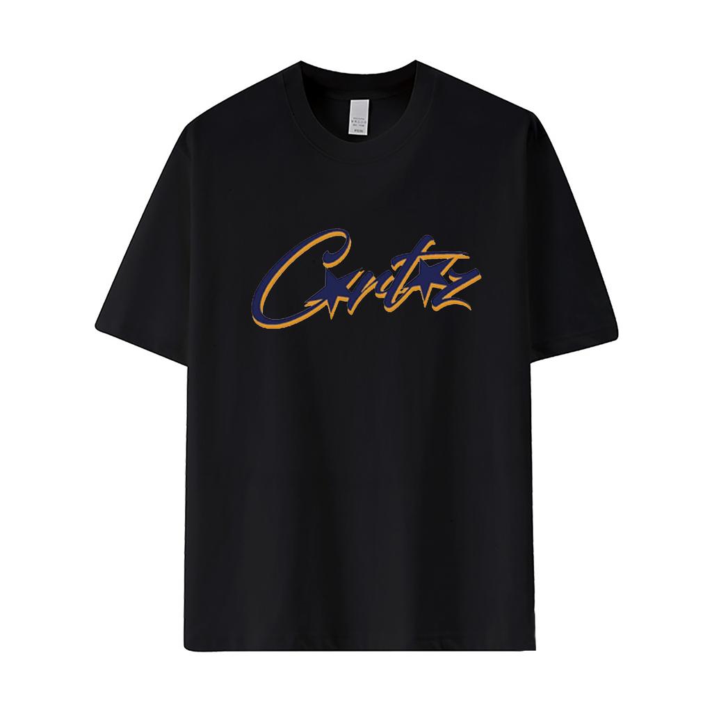 European and American Corteiz trendy street crew neck loose short-sleeved T-shirt women's fashion hip-hop skateboard casual top men