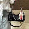 Vintage Chain Versatile Single Shoulder Motorcycle Bag Crossbody Bag Carryall Women's Bag