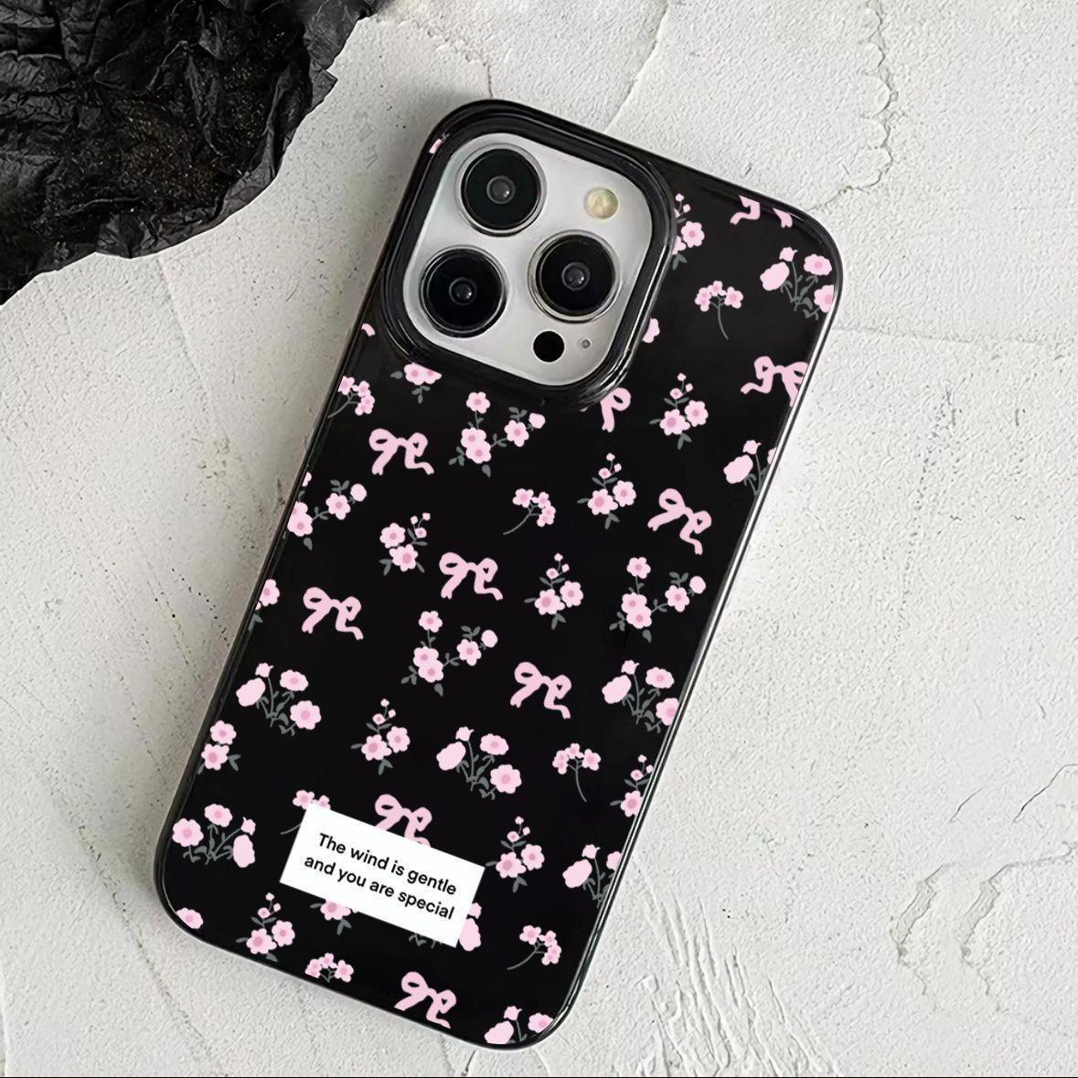 

Бантик Маленький Цветок Мягкий Чехол Подходит для Чехла для Мобильного Телефона IPhone 16 Защитный Чехол Apple 15 Apple 13