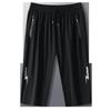 Pantaloncini da Corsa Uomo Asciugatura Rapida Lunghezza 3/4 - Alta Elasticità, Seta di Ghiaccio, Traspiranti, Sport Estivi e Abbigliamento Casual.