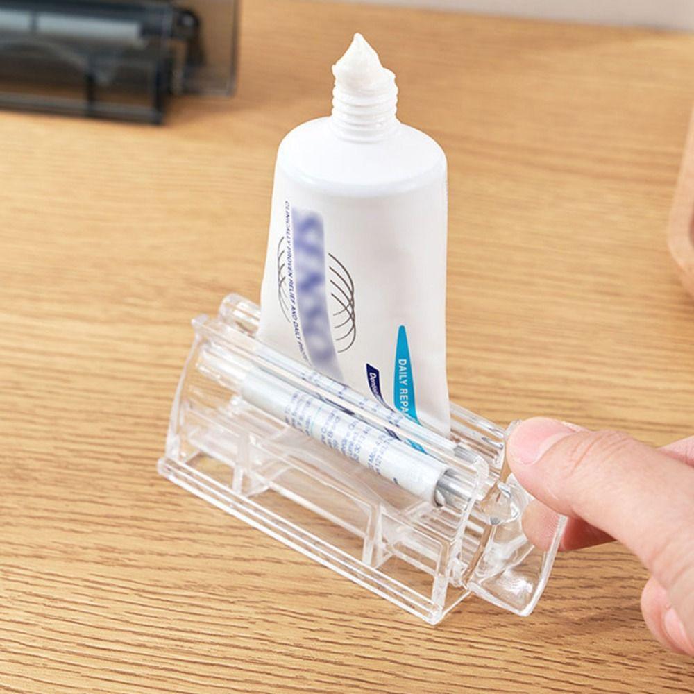 Seat Holder Toothpaste Rolling Tube Rotate Dispenser Portable Squeezer Household