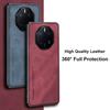 Luxury PU Leather Case For Huawei Mate 50 RS 30 40 Pro Plus Cover Matte Silicone Phone Case For Huawei Mate 10 20 RS 9 Pro 20X