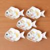 New Year Japanese Small Sea Lucky Arita Celebratory Sea Bream Small Set of Presentation Box Tableware, Tableware, Plate, Bream, Charm, Ware, (White),