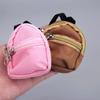 Doll Miniature Bag Toys For Bjd Dolls Zipper Backpack Cute Flower Schoolbag Dollhouse Decor Rucksack Dolls Clothes Accessories