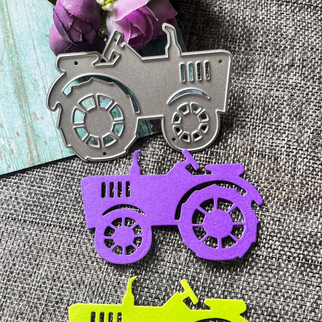 Metal Die Cuts Tractor Embossing Stencil Cutting Dies for Card Making Scrapbooking Paper Craft DIY Template Handmade
