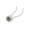 10/50 PCS MR16 Ceramic Socket Holder with Metal Bracket and Wire for MR16 Halogen Incandescent Light Bulb