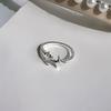Offene Ringe für Damen Herren Mode Paar Handgemacht Unregelmäßige Linien Ring Party Schmuck Allergiepräventiv Geschenk