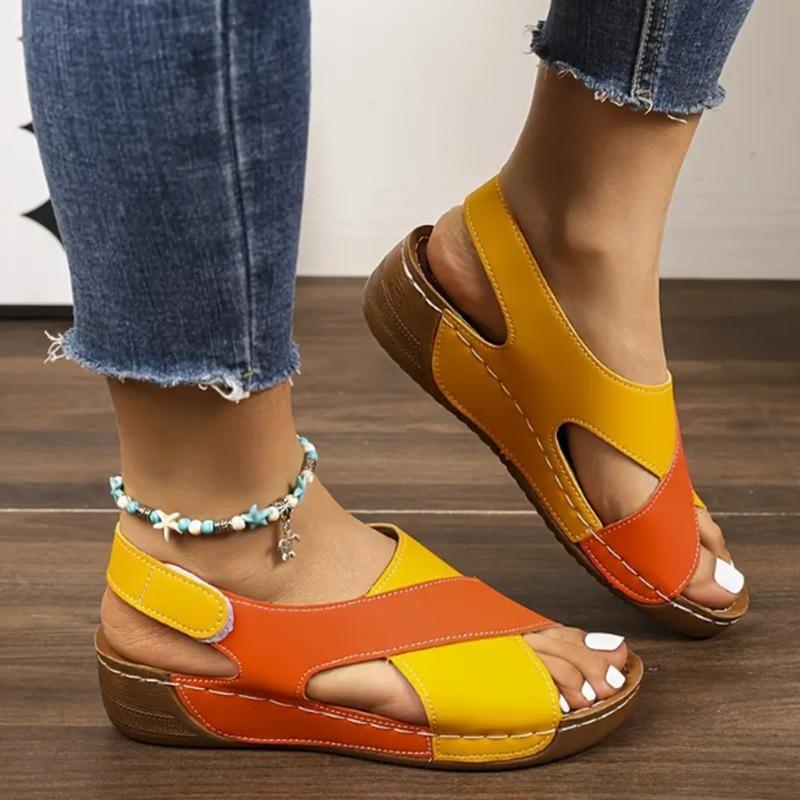 Fashion Retro Ethnic Style Woman Shoes Summer New Roman Flat Shoe Fashion Versatile Women's Sandals Comfor Temperament Women Beach Shoes