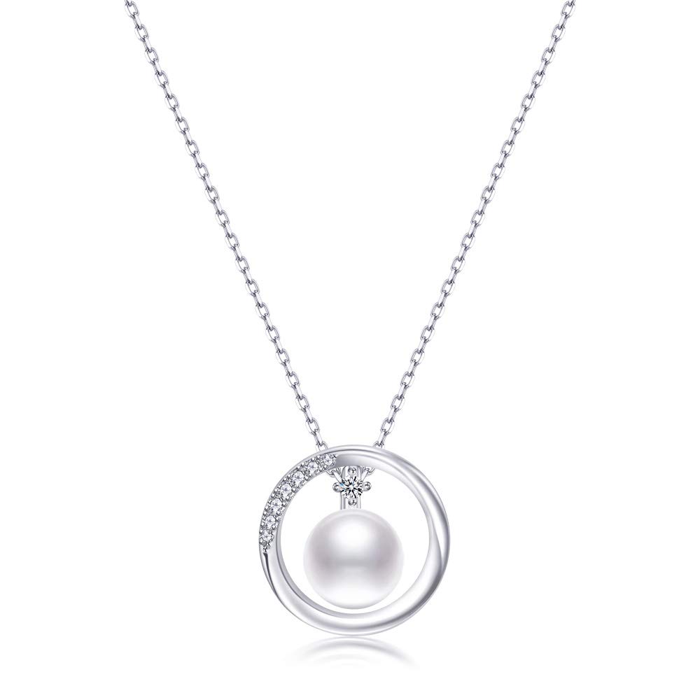 

Pearl Pearl Pearl 925 Necklace Birthday June Christmas Popular [Free bird] Necklace, Women s Pendant, Women s Necklace, Silver, Accessory, Present,