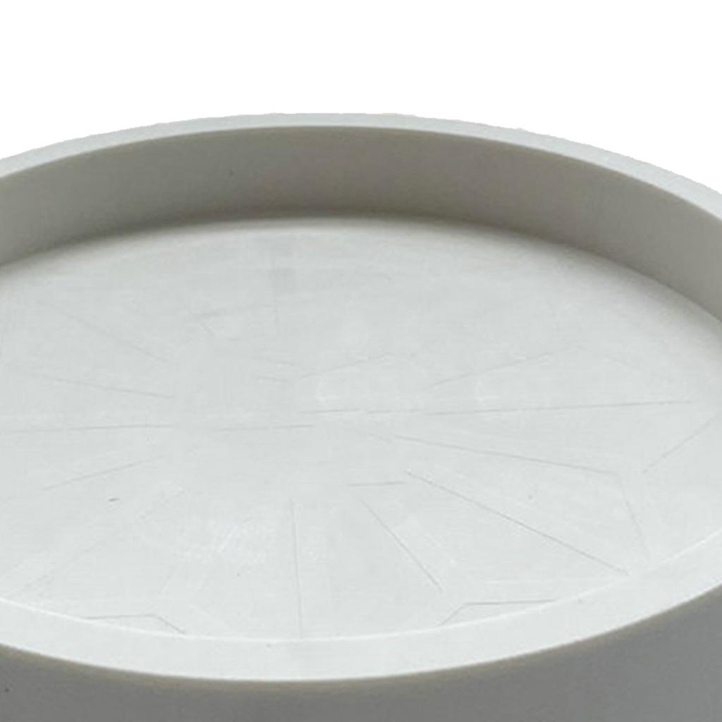 Taca na doniczki z kółkami, okrągły kształt, zdejmowane, obrotowe, stojak na rośliny, balkon, biały, 40