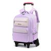 Rolling Backpack for Boys Girls Elementary School Bag with Wheels Mochilas Travel Trolley Bag 2 and 6 Wheels BOOKBAGS