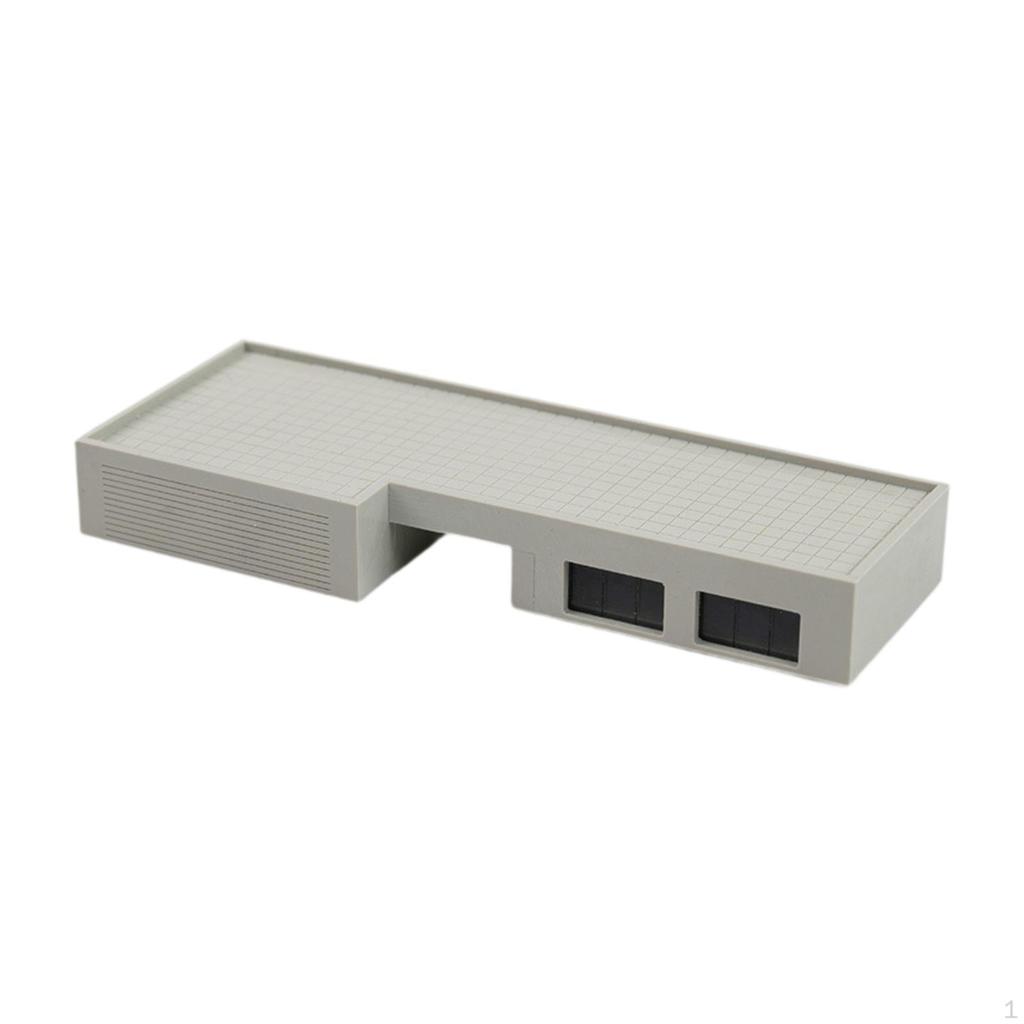Model of Railway Buildings, Stage Layout, Realistic DIY, 1/150 Gauge for Diorama Landscape, Garden