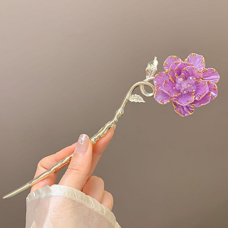 Tassel Flower Hairpin: Elegant Chinese Style Hanfu & Qipao Hair Accessory for Women