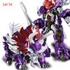 WEI JIANG New Anime Transformation Movie 5 Playthings Boy Cool Robot Car Dinosaur Action Figures Aircraft Tank Military Model Kid Toy