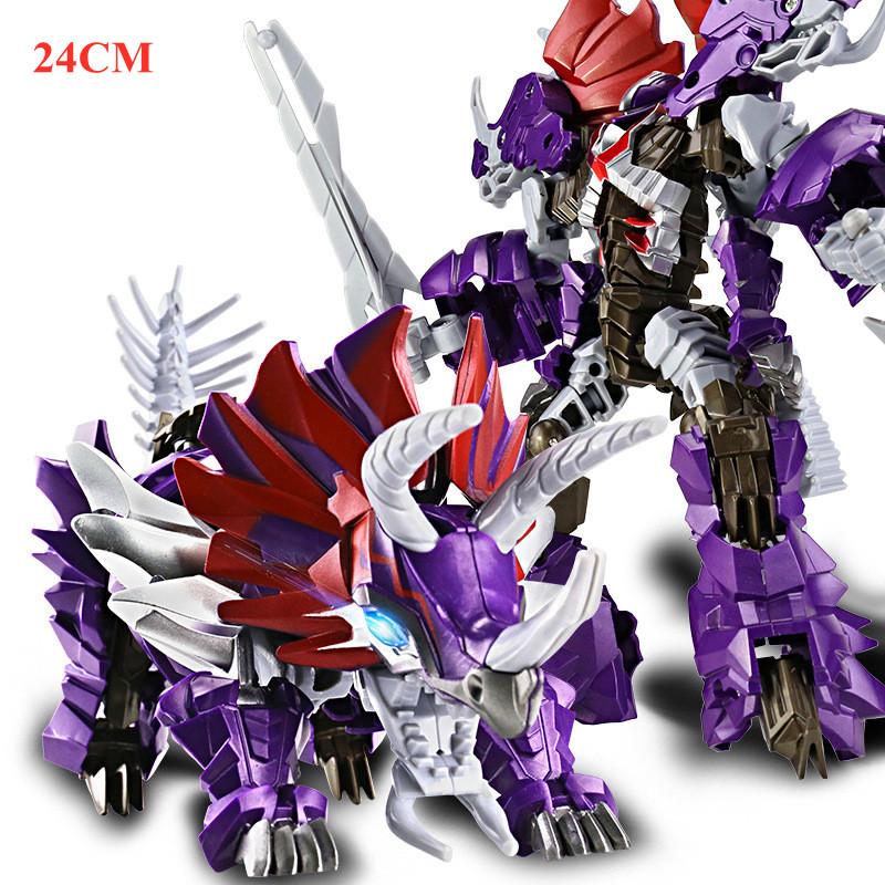 WEI JIANG New Anime Transformation Movie 5 Playthings Boy Cool Robot Car Dinosaur Action Figures Aircraft Tank Military Model Kid Toy