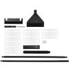 Aquarium Algae Scraper Aluminum Alloy Glass Fish Tank Algae Cleaner with Detachable Pole65cm with