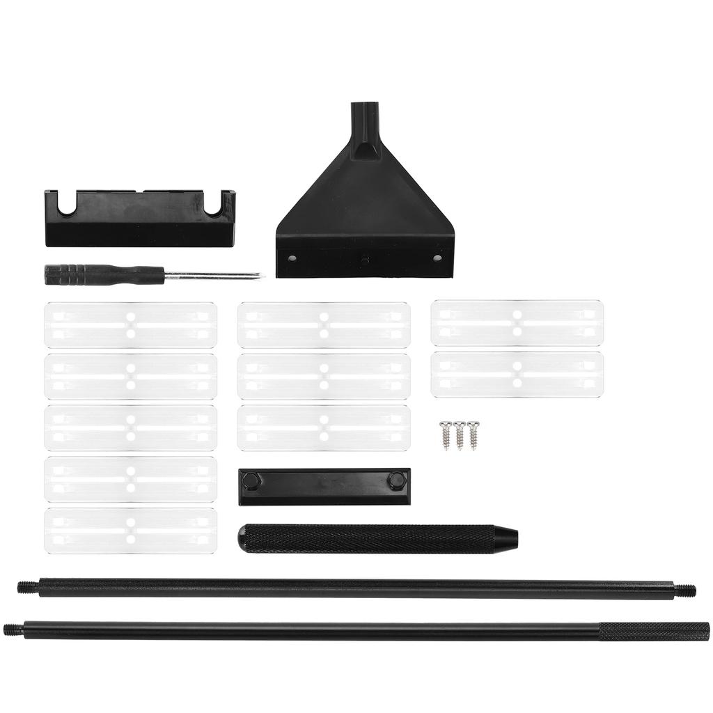 Aquarium Algae Scraper Aluminum Alloy Glass Fish Tank Algae Cleaner with Detachable Pole65cm with