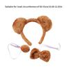 Halloween Cosplay Accessoire Bärenschwanz Kostüm Stirnband Fliege für Kind Erwachsener Maskerade Weihnachten Halloween Rollenspiel