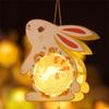 Handmade Handheld Rabbit Lantern Chinese Style Traditional Craft Lantern  School Project